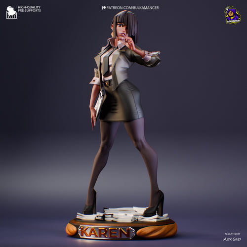 Agent Karen — Unbreadable — Statue by Bulkamancer