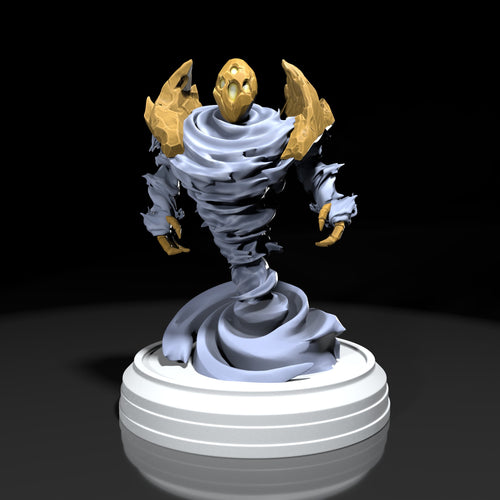 Air elemental (Pose 1) — air-elemental — Statue by H3llcreator