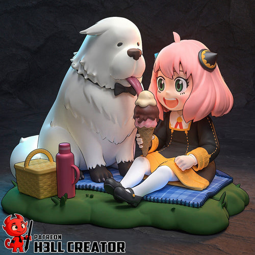Anya Forger — comedy — Statue by H3llcreator