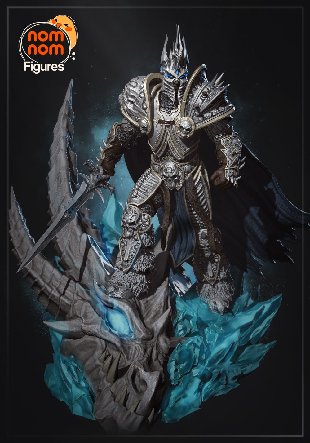 Arthas — World of Warcraft — Statue by NomNom