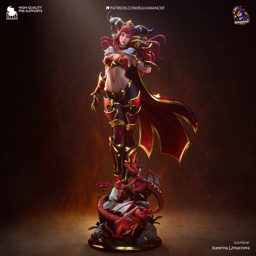 Alexstrasza — blizzard — Statue by H3llcreator