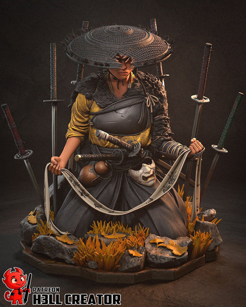 Atsu — anime-style — Statue by H3llcreator