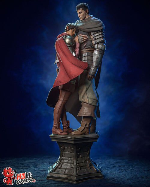 Guts and Casca — Berserk — Statue by H3llcreator