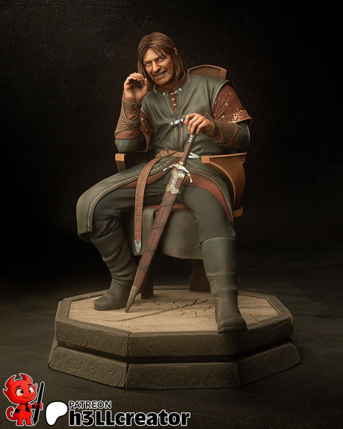 Boromir — fellowship-of-the-ring — Statue by H3llcreator