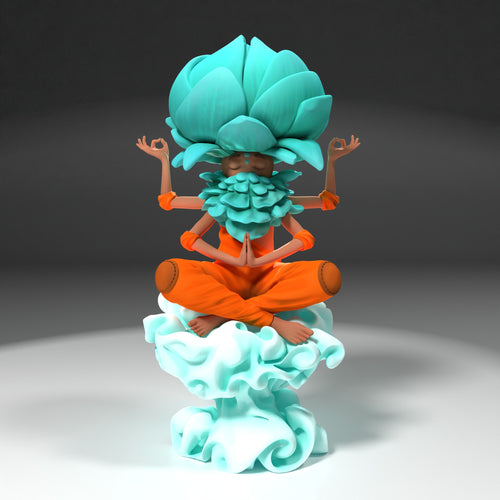 Cabbage yogi — cabbage — Statue by H3llcreator
