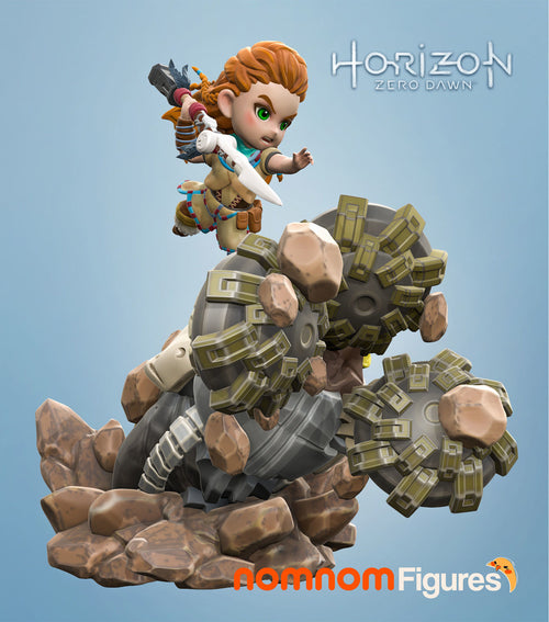Chibi Aloy — Horizon Zero Dawn — Statue by NomNom