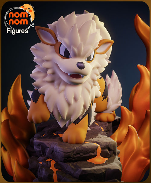Chibi Arcanine — Pokemon — Statue by NomNom