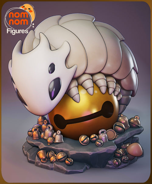 Chibi Bell Beast — Hollow Knight Silksong — Statue by NomNom