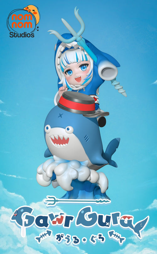 Chibi Gawr Gura — Statue by NomNom