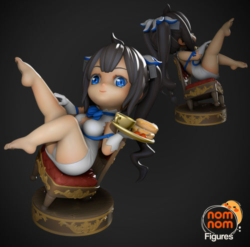Chibi Hestia — Is it wrong to try to pick up girls in a dungeon — Statue by NomNom
