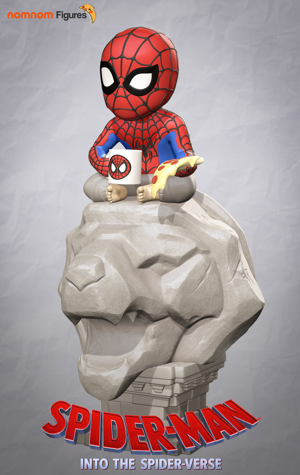 Chibi Lazy Spiderman - Highly Detailed Statue - Fanart