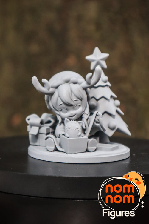 Chibi Nomi — NomNom Original Character — Statue by NomNom