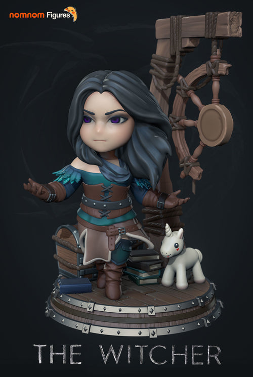 Chibi Yennefer — Witcher — Statue by NomNom