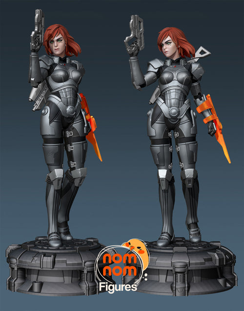 Commander Female Shepard — Mass Effect — Statue by NomNom
