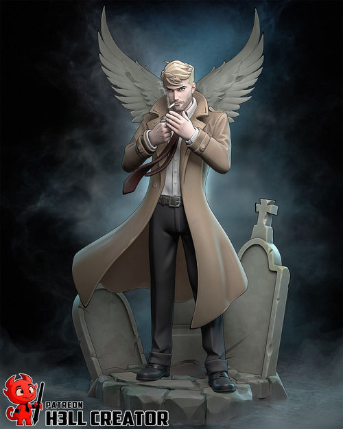 Constantine — antihero — Statue by H3llcreator