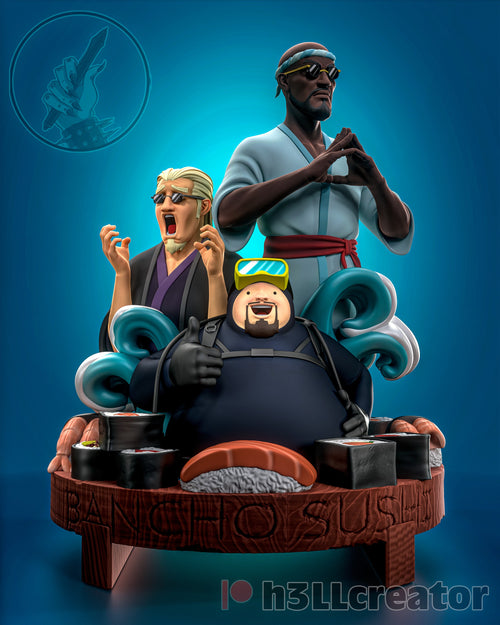 Dave The Diver — devolver-digital — Statue by H3llcreator