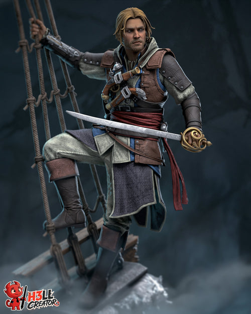 Edward Kenway — assassin's creed — Statue by H3llcreator