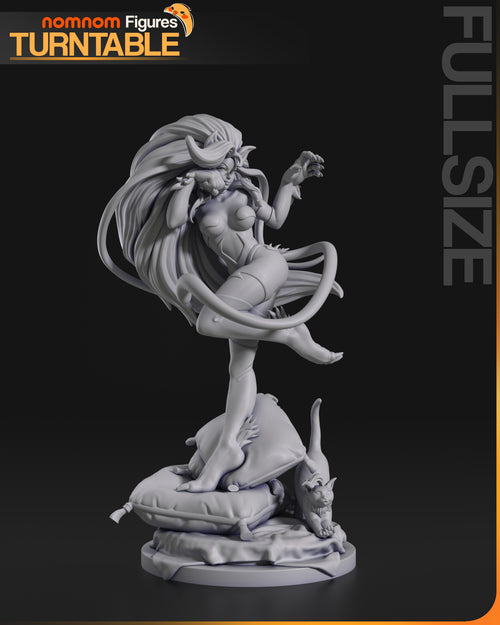 Felicia Rosemary — Dark Stalkers — Statue by NomNom