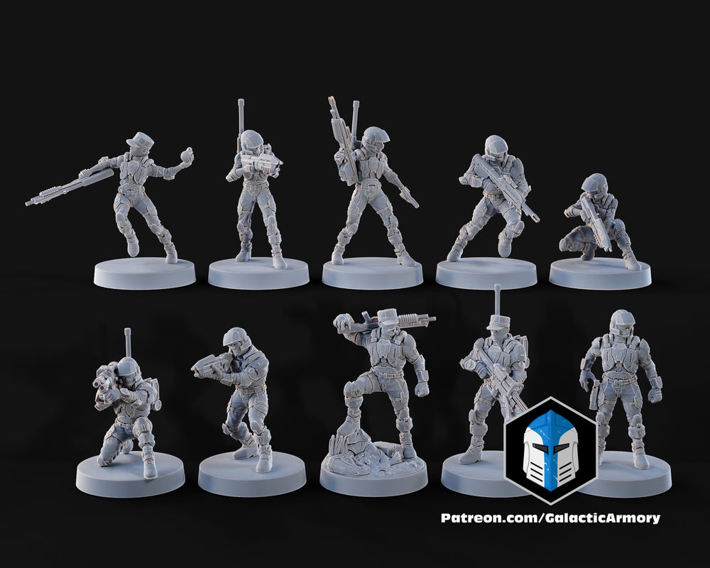 Halo UNSC Marines Pack - Miniature