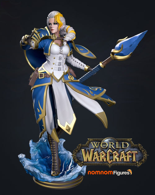 Jaina Proudmoore — World of Warcraft — Statue by NomNom