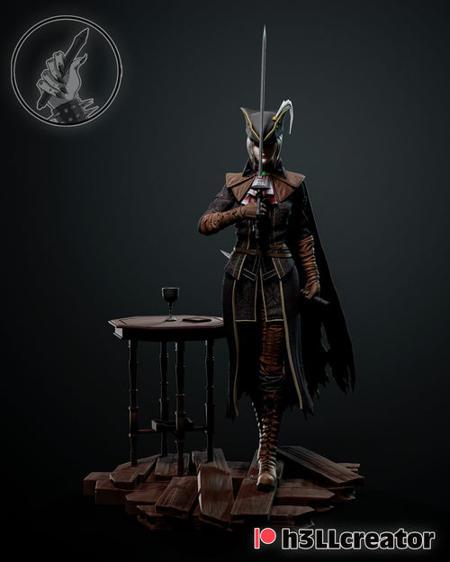 Lady Maria — bloodborne — Statue by H3llcreator