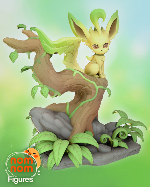 Leafeon — Eevee evolution — Statue by NomNom