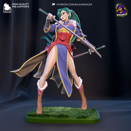 Lyn — Fire Emblem — Statue by Bulkamancer