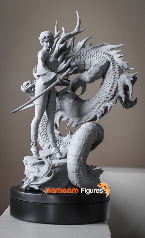 Ryuu Masamune — Bitch Stabbing Samurai — Statue by NomNom