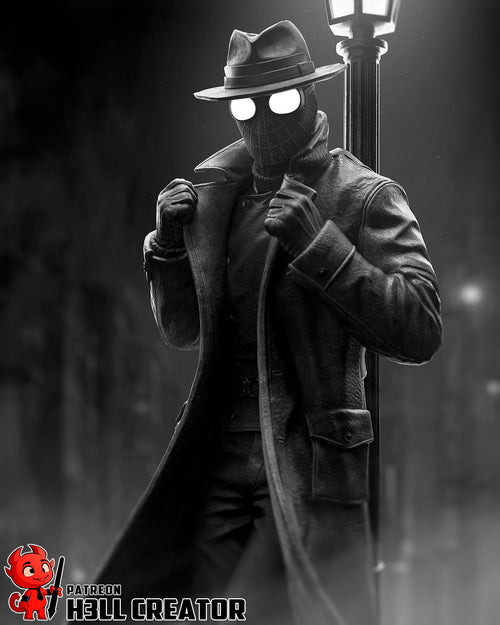 Spider Noir — Statue by H3llcreator