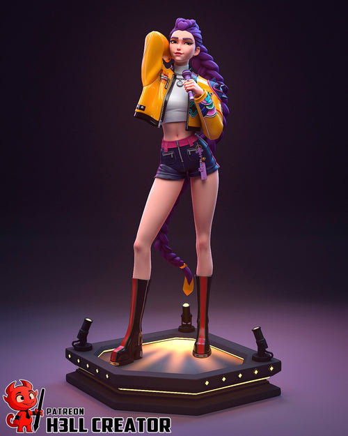Style vocalist — Statue by H3llcreator