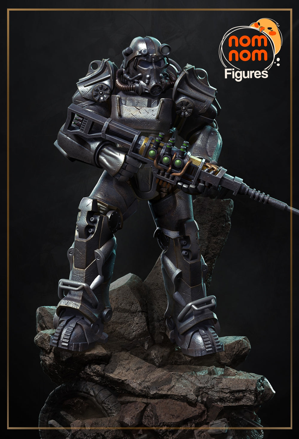 T-60 Power Armor — Fall out 4 — Statue by NomNom