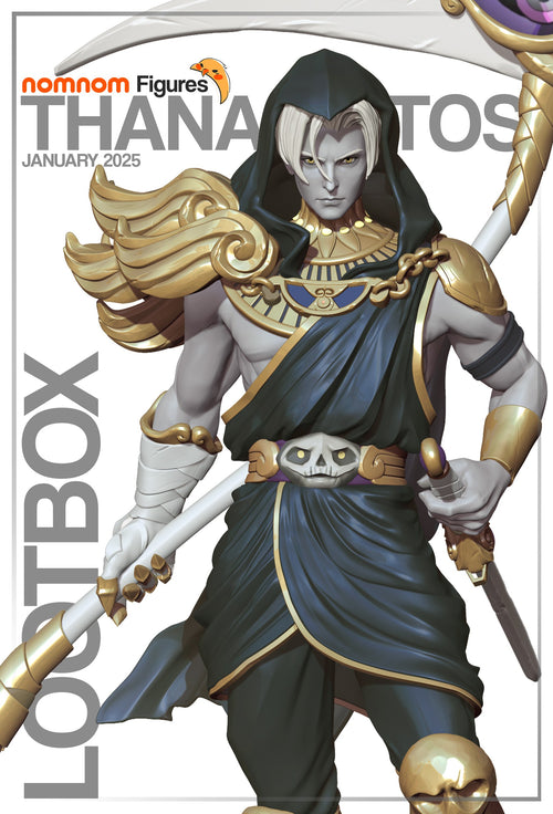 Thanatos — Hades — Statue by NomNom
