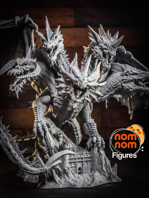 Tiamat — Dungeons & Dragons — Statue by NomNom