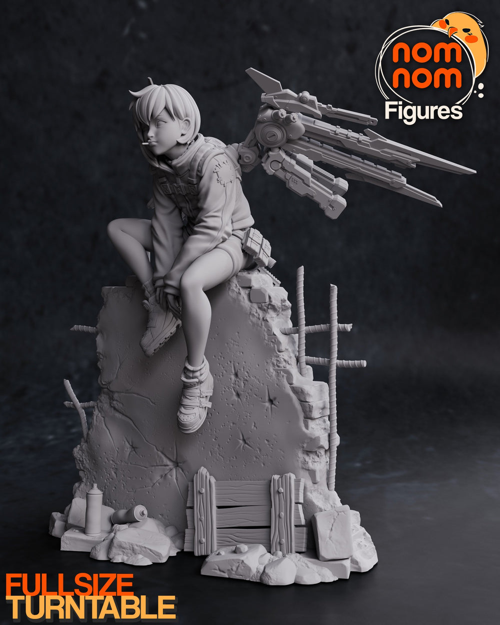 Valrie — Nomnom Original Character — Statue by NomNom