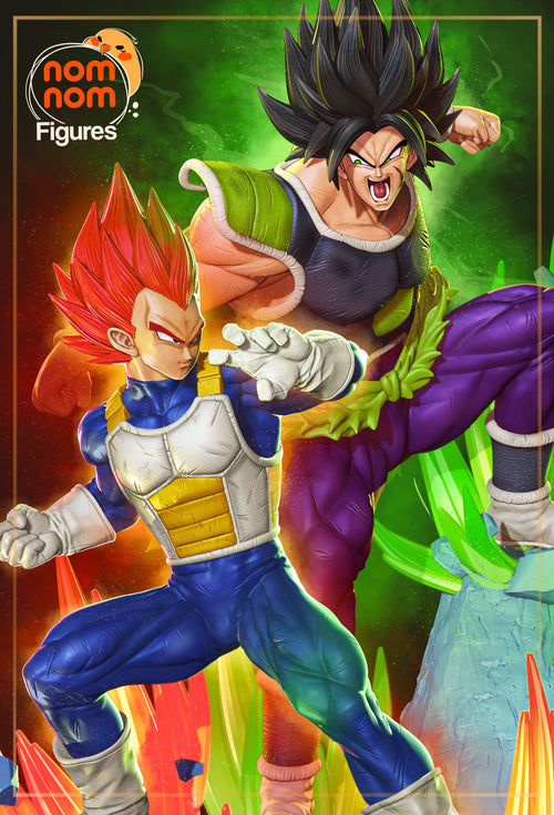 Vegeta vs Broly — Dragonball Z — Statue by NomNom