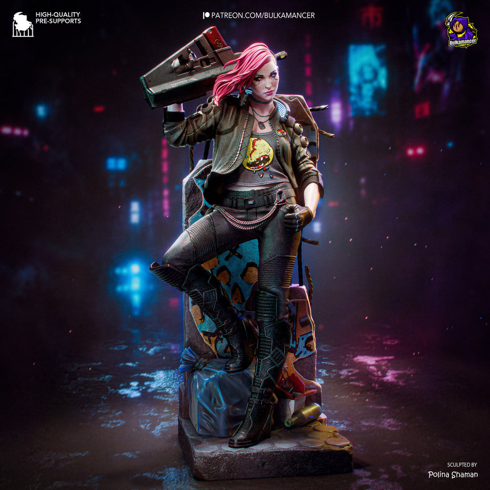 Valerie — Cyberpunk — Statue by Bulkamancer
