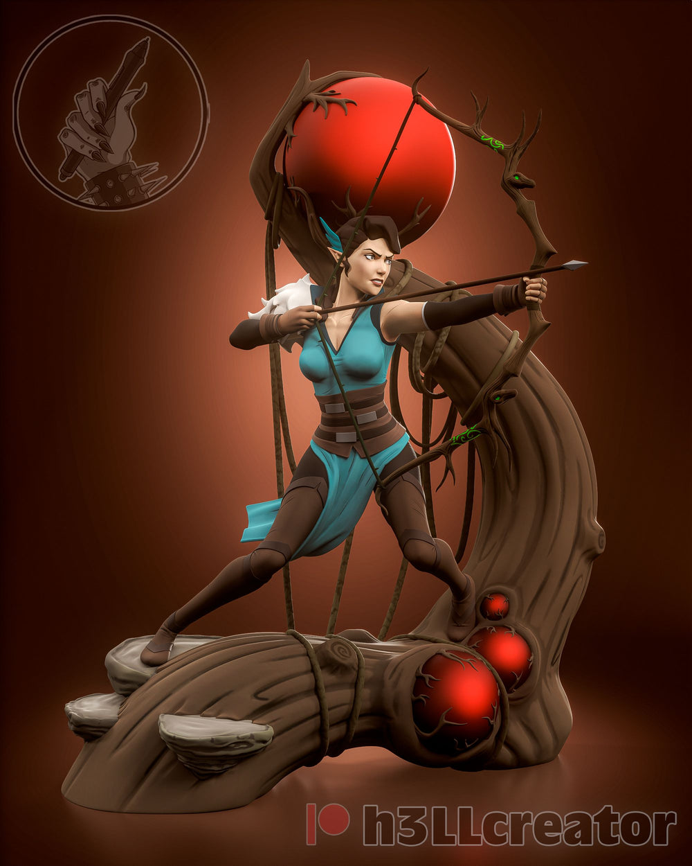 Vexahlia — vox machina — Statue by H3llcreator