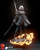 2b — NieR: Automata — Statue by H3llcreator