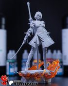 2b — NieR: Automata — Statue by H3llcreator