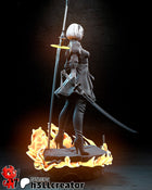 2b — NieR: Automata — Statue by H3llcreator