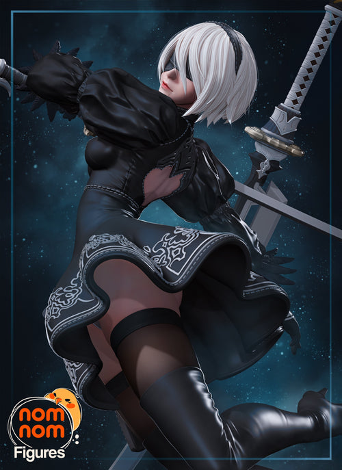2b — Nier Automata — Statue by NomNom