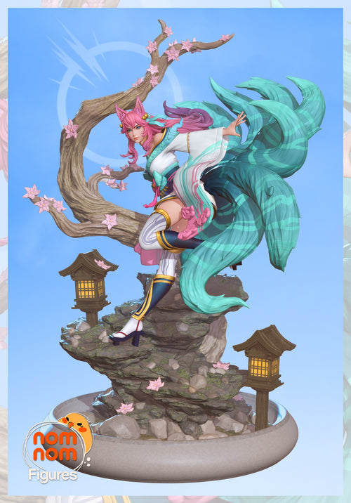 Ahri Spirit Blossom — League of Legends — Statue by NomNom
