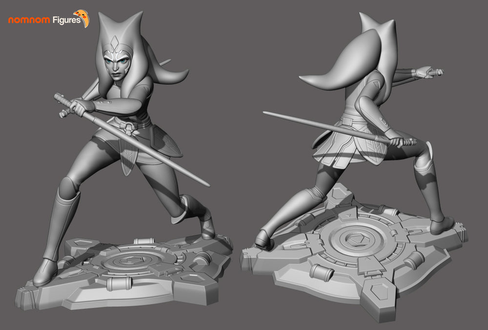 Ahsoka Tano — Star Wars — Statue by NomNom