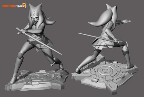 Ahsoka Tano — Star Wars — Statue by NomNom