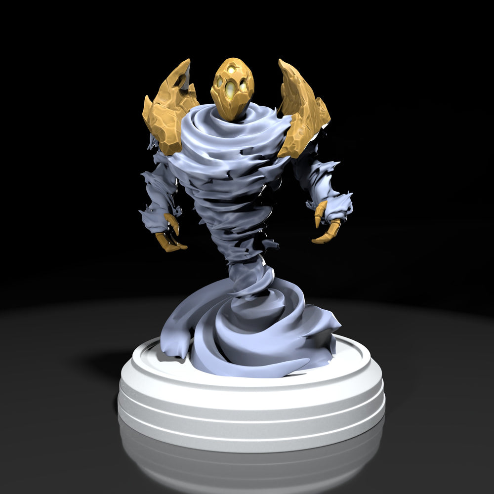 Air elemental (Pose 1) — air-elemental — Statue by H3llcreator