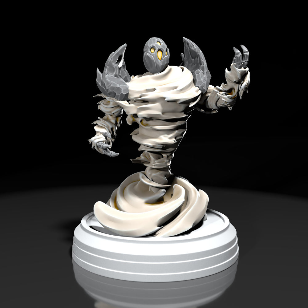 Air elemental (Pose 2) — collectible-figurine — Statue by H3llcreator