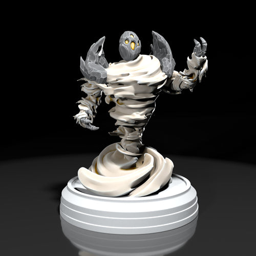 Air elemental (Pose 2) — collectible-figurine — Statue by H3llcreator