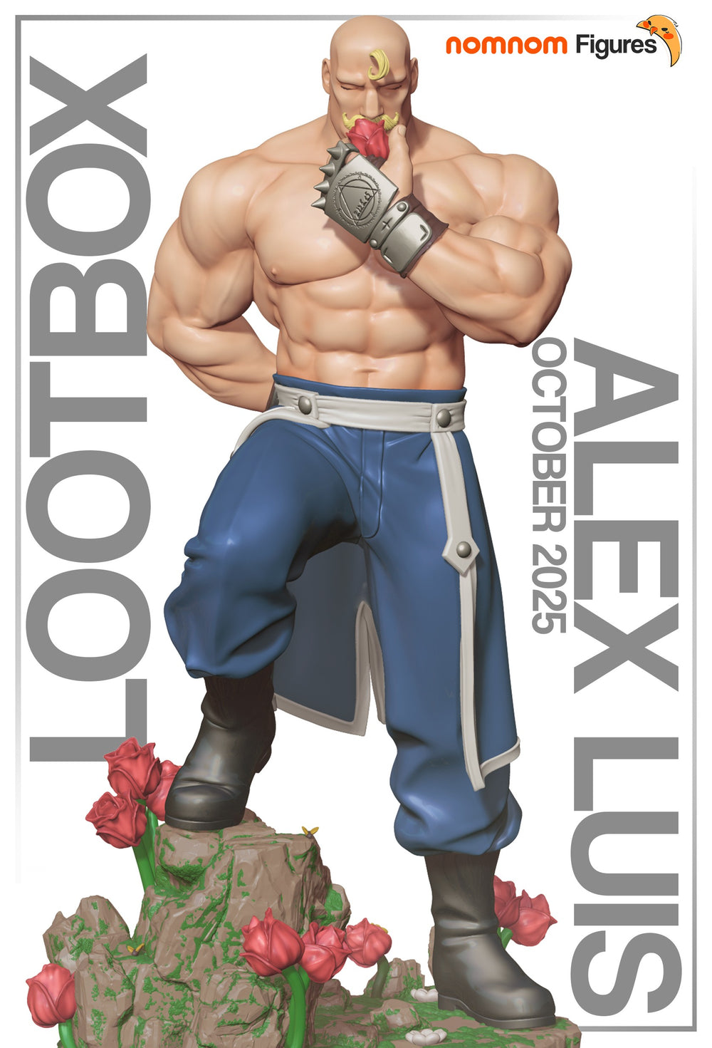 Alex Luis Armstrong — Full Metal Alchemist — Statue by NomNom