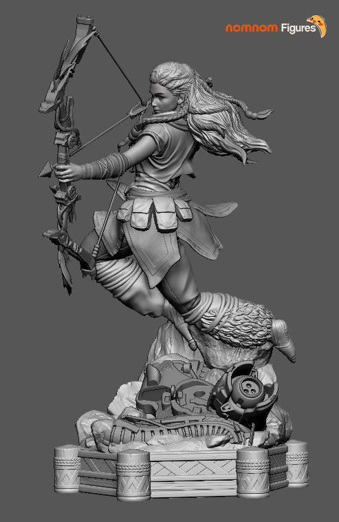 Aloy — Horizon Zero Dawn — Statue by NomNom
