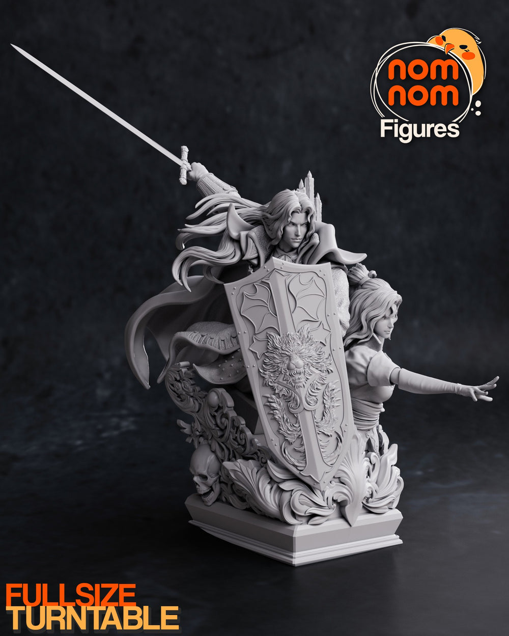 Alucard x Maria — Castlevania Symphony of the Night — Statue by NomNom